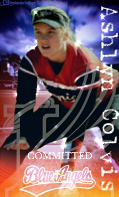 ASHLYN COLVIS COMMITS TO BLUE ANGEL SOFTBALL