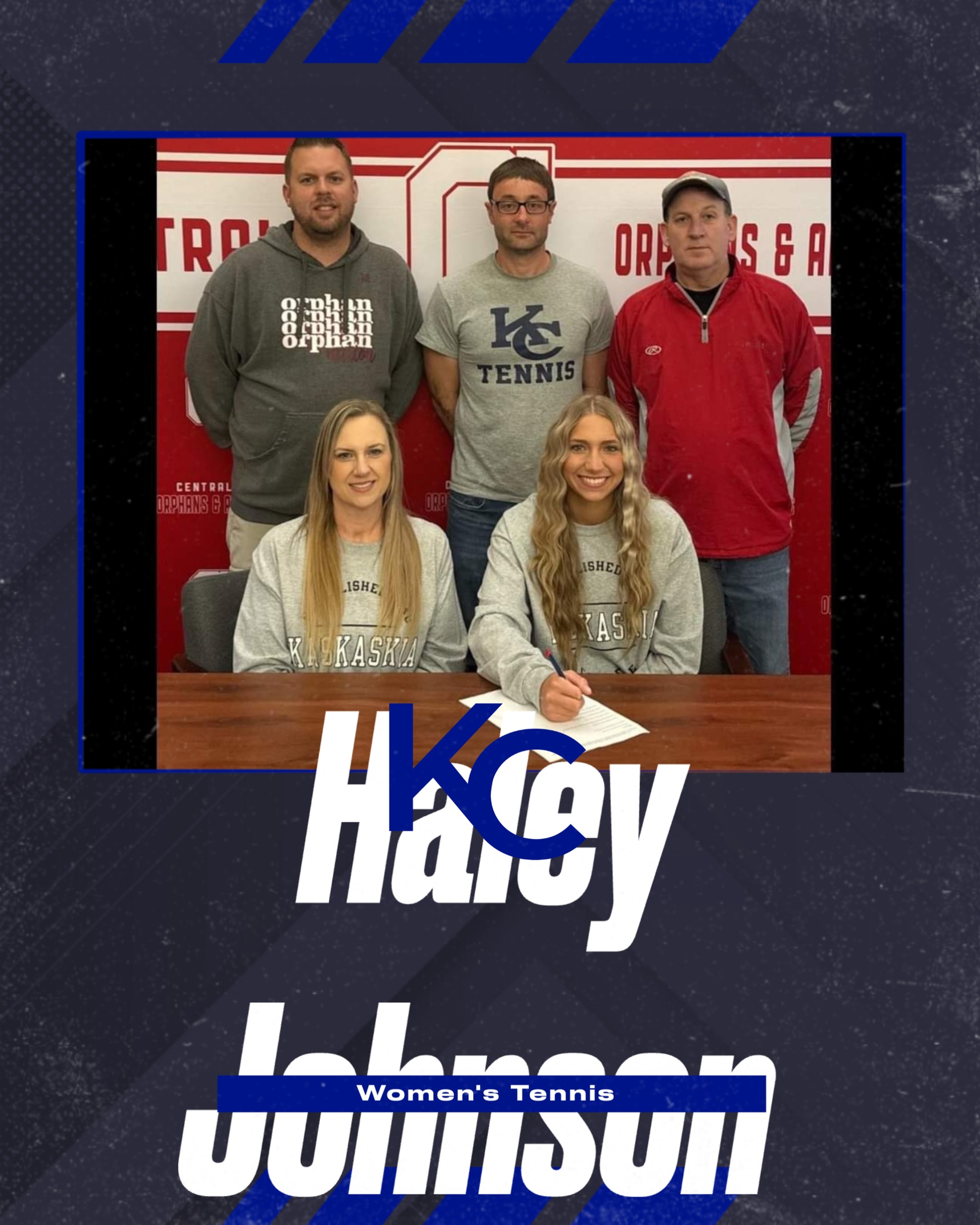Centralia Senior Haley Johnson signs with KC Tennis!